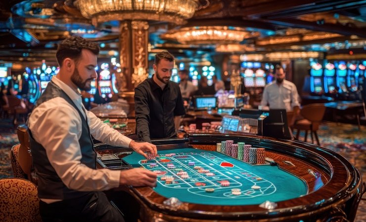 Studio Pretty Gaming dengan dealer profesional dan kamera multi-sudut tampil di aplikasi mobile bos togel